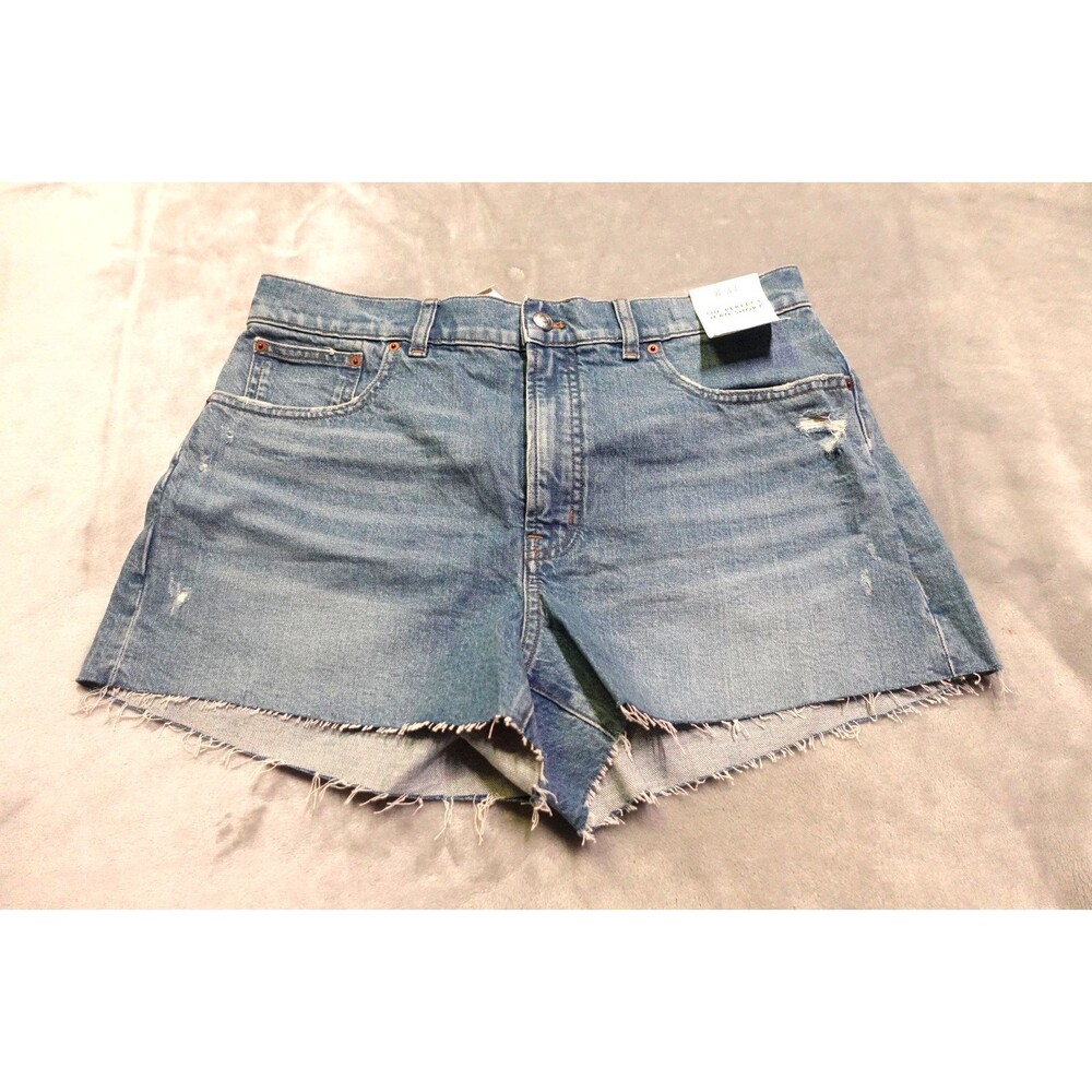 NWT Madewell Womens Size 31 Blue Denim The Perfect Jean Short